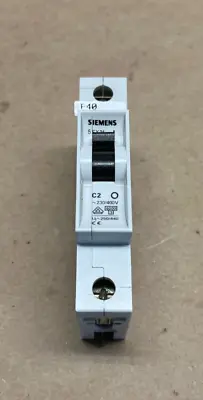 Buy Siemens 5SX2 Single Pole Circuit Breaker IEC60898 (EV2) • 9.99$