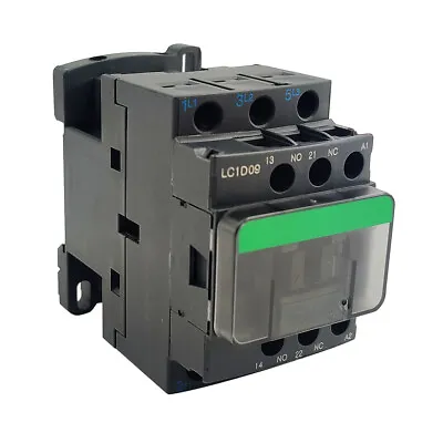 Buy NEW TeSys Deca LC1D09M7 Contactor 220V Coil 3P 9A Replace Schneider LC1D09M7 AC • 34.99$