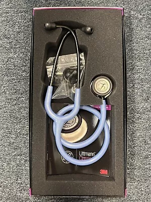 Buy Littmann Classic III Stethoscope, Mirror Ceil Smoke, 5959 Light Blue, New In Box • 145$