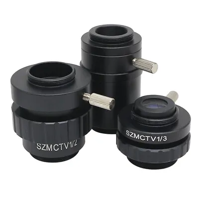 Buy SZMC TV1/3 C Mount Adapter 0.3X 0.5X Microscope Camera Adapter Reducing Lens CTV • 25.68$