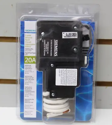 Buy Siemens QF220AP 2 Pole 20 Amp Type QF-AP Arc Fault Circuit Breaker • 73$