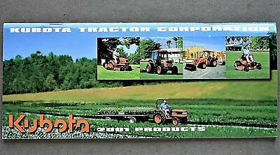 Buy Awesome 2001 Kubota Full Line Farm And Garden Equipment Catalog ~ 56 Pages • 12.99$