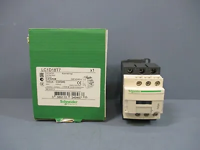 Buy Schneider Electric LC1D18T7 Contactor 480V 50/60Hz New • 49.99$