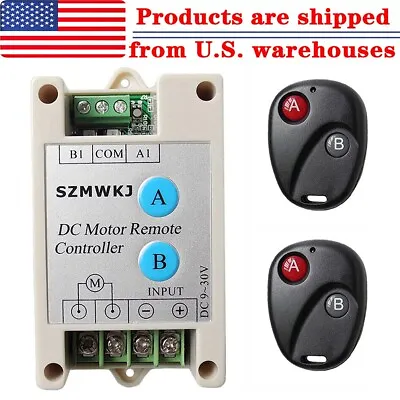 Buy 9-30V DC Wireless Remote Control Kit Linear Actuator Motor Controller Auto Lift • 16.99$