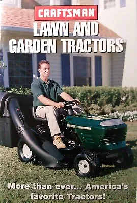 Buy Sears Craftsman Riding Lawn Mower Garden Tractor 1999 Sales Brochure Catalog  • 57.74$