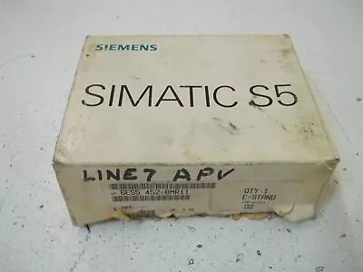 Buy Siemens Simatic S5 6es5452-8mr11 Relay Output Module *new In Box* • 151$