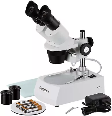 Buy AmScope Cordless LED Stereo Microscope • 150$