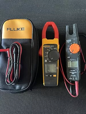 Buy Fluke 375 FC 600A 1000V Digital Clamp Meter & Klein Digital Tough Meter Combo • 229$