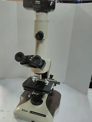 Buy Nikon  Optiphot Trinocular Microscope • 300$