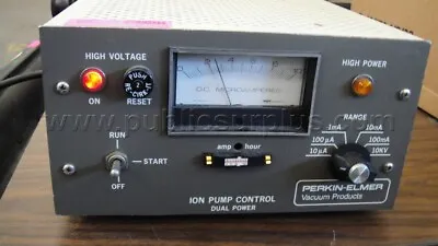 Buy Perkin Elmer Vacuum Products  Ion Pump Control Dual Power • 175$