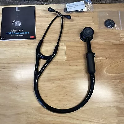 Buy 3M Littmann CORE Digital Stethoscope Connect To Eko Software Black 8480 No Box • 256$