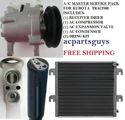 Buy New Compressor Master Service Kit For Kubota M6060 Tractor RD451-93900 SV07E  • 749.99$