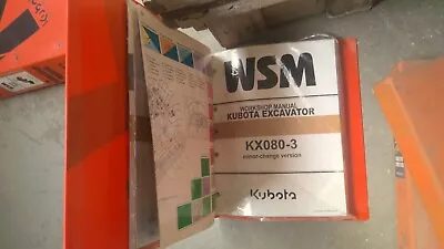 Buy Kubota KX080-3 Service Manual • 50$