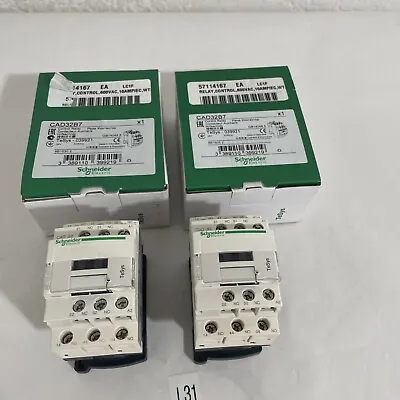 Buy New Schneider Electric CAD32B7 Control Relay, (Lot Of 2) Fast Shipping! • 75$