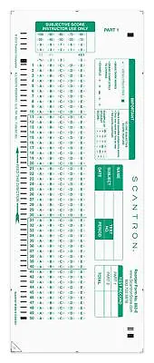 Buy Official Scantron Brand 882-E Answer Sheet (50 Pack) • 22.78$