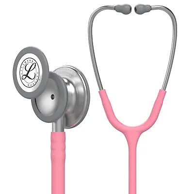 Buy 3M Littmann Classic III Monitoring Stethoscope 5633 Pearl Pink Tube Standard CP • 115$