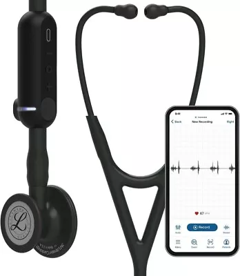 Buy 3M™ Littmann® CORE Digital Stethoscope, Black Chestpiece, Tube, Stem And Headset • 289$