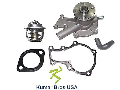 Buy New Water Pump With Return Hose & Thermostat FITS Kubota D902  • 98.50$