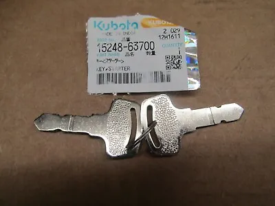 Buy Genuine Oem Ignition Key Set (2) For Kubota B Series Tractors #15248-63700 • 13$