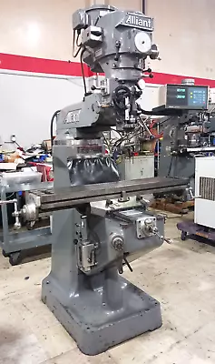 Buy SHARP Alliant Variable Speed Manual Mill 9 X42  Table, DRO, R8 Spindle - NICE! • 3,950$