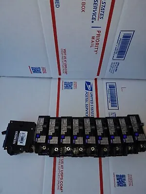 Buy 10 Siemens 20a  Arc Fault Circuit Breakers Plug On Neutral Ready No White Wire • 340$