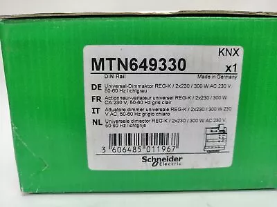 Buy New | Schneider Electric | MTN649330 | Universal Dimming Actuator REG-K/2X230/30 • 165$