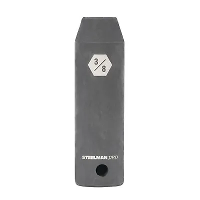 Buy STEELMAN PRO 1/2-Inch Drive 3/8-Inch Deep 6-Point Impact Socket, 60512 • 8.99$