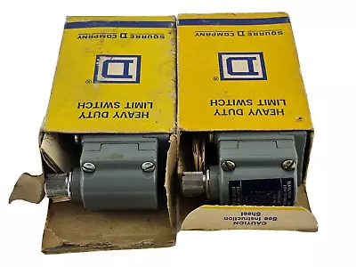 Buy NEW Schneider Electric Square D 9007B54A1 Heavy Duty Limit Switch ( Lot Of 2 ) • 300$