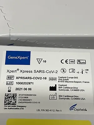 Buy Cepheid GeneXpert Xpress SARS-CoV-2  XPRSARS-COV2-10 2021 Expiration 1 Box • 44.99$
