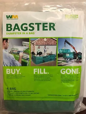 Buy WM BAGSTER Dumpster In A Bag (Holds Up To 3,300 Lb) 606 Gal. • 20$