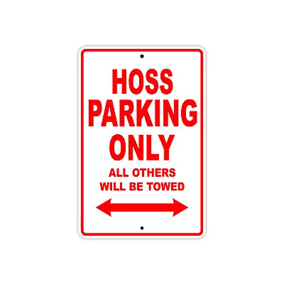 Buy Hoss Parking Only Boat Ship Wall Art Decor Novelty Notice Aluminum Metal Sign • 24.99$