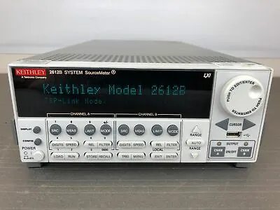 Buy Keithley 2612B Dual Channel Sourcemeter SMU, 200V/10A/200W/100fA - CALIBRATED! • 11,500$