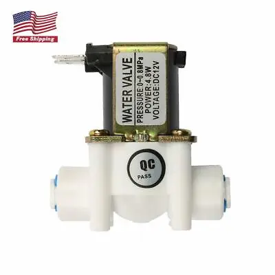 Buy 110V 1/4 Inlet Water Solenoid Valve Normal Closed RO Reverse Osmosis Pure System • 11.99$