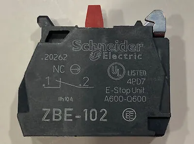 Buy Schneider Electric ZBE102 1Nc Screw-Clamp Terminal Push Button Contact Complete • 24$