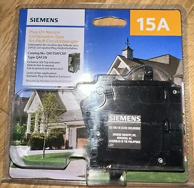 Buy Siemens 15 Amp 1-Pole Combination AFCI Plug-On Neutral Circuit Breaker... • 29.75$
