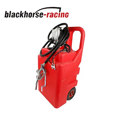 Buy Portable Fuel Tank With 12 V Fuel Transfer Pump 15 GPM With Handle 32 Gallon • 470.99$