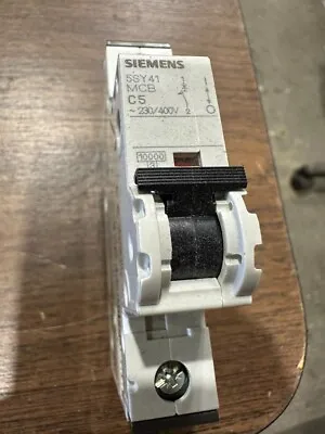 Buy Siemens 5sy41 Mcb C5 Circuit Breaker   B68 • 9.99$
