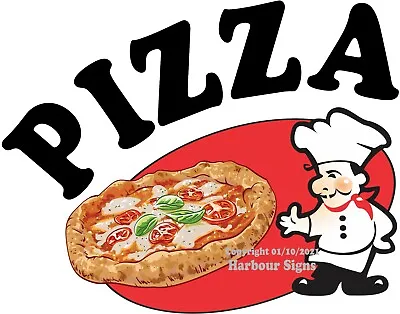 Buy Pizza DECAL (CHOOSE YOUR SIZE) Italian Food Truck Concession Vinyl Sticker • 19.99$