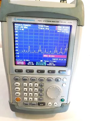 Buy Rohde And Schwarz FSH6 100kHz - 6GHz Spectrum Analyzer W/ FSH-Z3,  FSH-Z1 • 4,260$