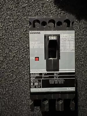 Buy NEW OPEN BOX!! Siemens HED43B060 Breaker • 250$