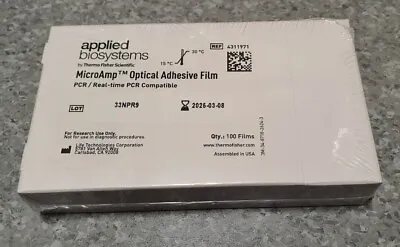 Buy Thermo Applied Biosystems MicroAmp™ Optical Adhesive Film, 100/pack • 125$