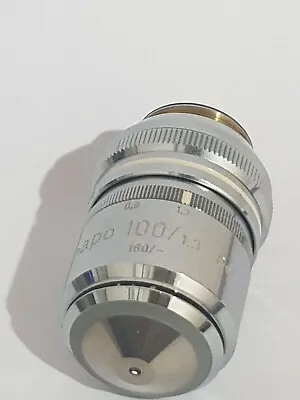 Buy CARL Zeiss West Germany Microscope Lens Planapo 100/1.3 Oel M.l. 160/- • 400$