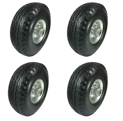 Buy Flat Free Wheel Care Free Offset Hub 10  Hand Truck Tire Dolly 5/8  ID Bearing • 41.25$