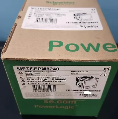 Buy Schneider Electric METSEPM8240 PowerLogic PM8000, PM8240 Power And Energy Meter • 1,399$