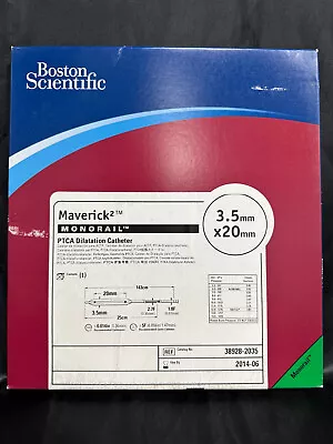 Buy Boston Scientific Maverick 2 Monorail 3.5mm X 20mm, REF: 38928-2035, Educational • 23.50$