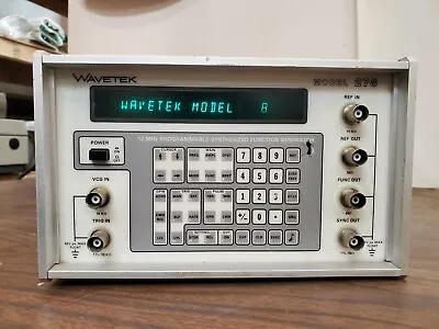 Buy WAVETEK 278 FUNCTION GENERATOR  0.001 Hz To 12 MHz   • 134.99$