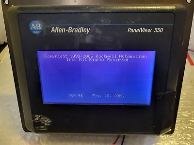 Buy Allen Bradley PanelView 550 4.48 Touch Panel 2711T5A20L1 Display AB • 399.95$