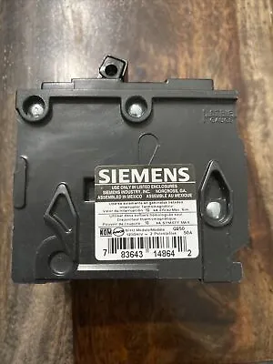 Buy Lot Of 4 Siemens Q250 Miniature Circuit Breaker 50 A 120/240V Ac 2 Pole Plug In • 51.99$