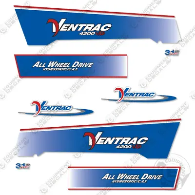 Buy Fits Ventrac 4200 Decal Kit Tractor - 7 YEAR OUTDOOR 3M VINYL! • 114.95$