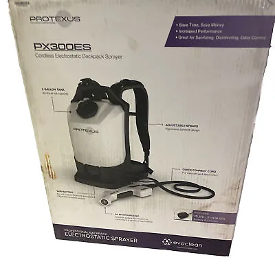 Buy Protexus PX300ES Electrostatic Backpack Sprayer With Case Of Purtabs  • 650$
